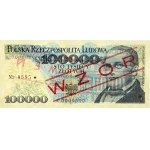III RP, 100000 złotych 1.02.1990, WZÓR, No. 0585, seria A