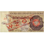 PRL, 200000 złotych 1.12.1989, WZÓR, No. 0345, seria A