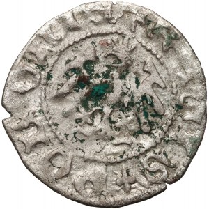 Władysław Jagiełło 1386-1434, półgrosz, Kraków, sygnatura O