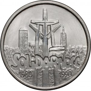 III RP, 100000 złotych 1990, Solidarność, Typ B