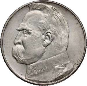 II RP, 10 zlotých 1934, Varšava, Józef Piłsudski, Strzelecký orel