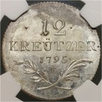 Austria, Francis II, 12 Kreuzer 1795 B, Kremnica