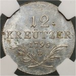 Austria, Francis II, 12 Kreuzer 1795 B, Kremnica