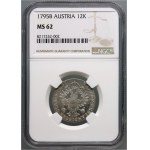 Austria, Francis II, 12 Kreuzer 1795 B, Kremnica