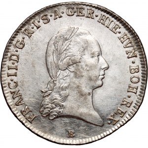 Austrian Netherlands, Francis II, 1/4 Thaler 1797 B, Kremnica