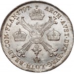 Austrian Netherlands, Francis II, 1/4 Thaler 1797 B, Kremnica