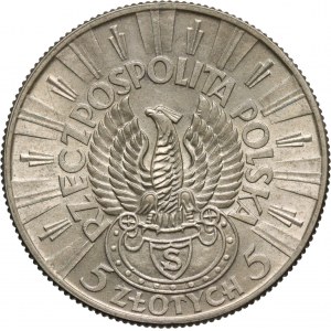 II RP, 5 złotych 1934, Warszawa, Józef Piłsudski, Orzeł Strzelecki