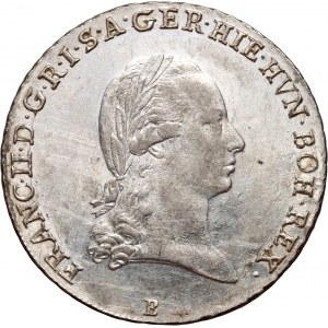 Austrian Netherlands, Francis II, 1/4 Thaler 1793 B, Kremnica