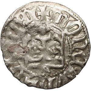 Władysław Jagiełło 1386-1434, półgrosz, Kraków, sygnatura X
