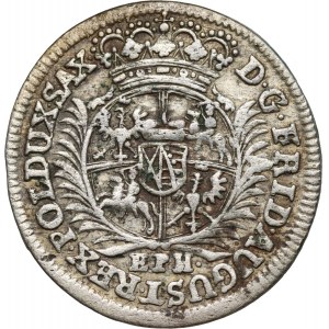 August II Mocny, 1/12 talara 1707 EPH, Lipsk