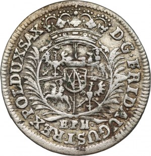 Augustus II the Strong, 1/12 thaler 1707 EPH, Leipzig