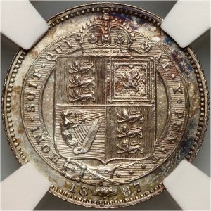 Spojené království, Victoria, Shilling 1887, London
