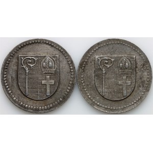 Marienwerder (Kwidzyn), zestaw monet 10 fenigów 1918 (2 sztuki)