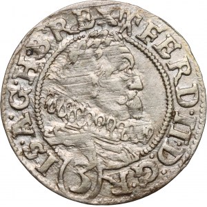 Śląsk, Ferdynand II, 3 krajcary 1629 HR, Wrocław