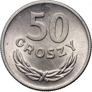 PRL, 50 groszy 1967, rzadki rocznik
