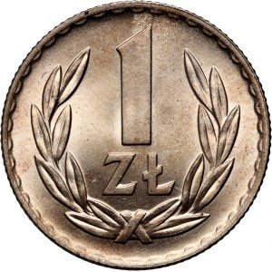 PRL, 1 złoty 1949, miedzionikiel