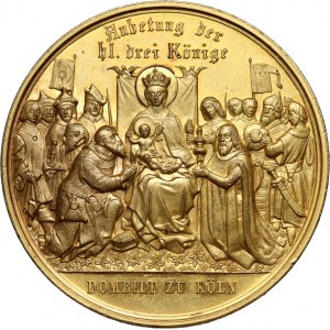 Germany, medal from 1880, Completion of the construction of the Cologne Cathedral