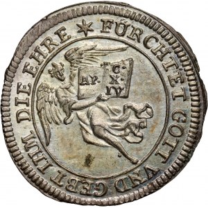 Germany, Augsburg, silver Token 1717, 200 Years of the Reformation