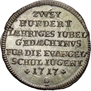 Germany, Augsburg, silver Token 1717, 200 Years of the Reformation