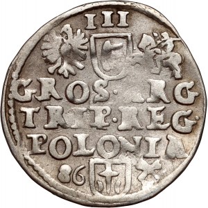 Stefan Batory, trojak 1586, Poznań