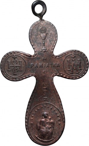 Polska, XIX wiek, krzyżyk z Sanktuarium na Jasnej Górze w Częstochowie