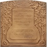Austria, plaque from 1909, Friedrich von Schiller