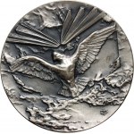PRL, srebrny medal bez daty (1983), św. Łukasz