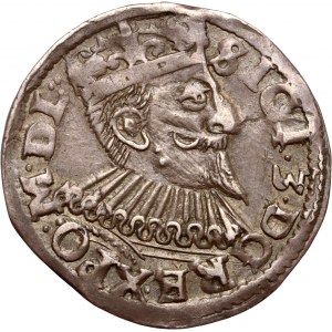 Zygmunt III Waza, trojak 1596 IF HR, Poznań