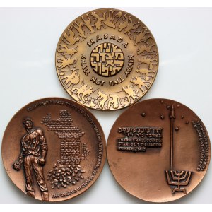 Israel, set of medals, (3 pieces)