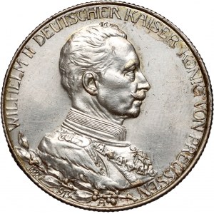 Germany, Prussia, Wilhelm II, 2 Mark 1913 A, 25-years of Reign