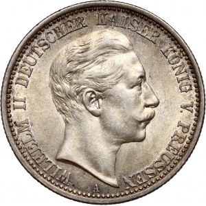 Germany, Prussia, Wilhelm II, 2 Mark 1902 A, Berlin