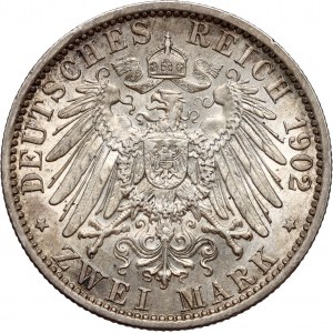 Germany, Prussia, Wilhelm II, 2 Mark 1902 A, Berlin