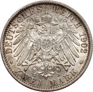 Germany, Prussia, Wilhelm II, 2 Mark 1902 A, Berlin