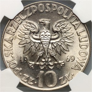 PRL, 10 złotych 1969, Mikołaj Kopernik