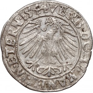 Śląsk, Księstwo Brzesko-Legnicko-Wołowskie, Fryderyk II, grosz 1544, Legnica