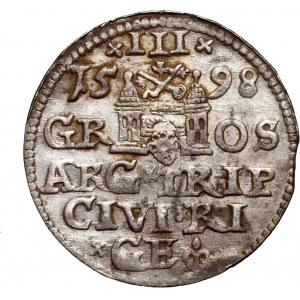 Zygmunt III Waza, trojak 1598, Ryga