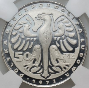 PRL, 50 zlotých 1972, Frederic Chopin, SAMPLE