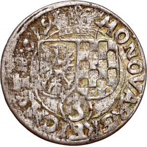 Śląsk, Księstwo Brzesko-Legnicko-Wołowskie, Jan Chrystian i Jerzy Rudolf, 3 krajcary 1619, Złoty Stok
