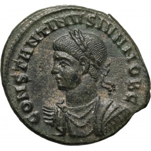 Roman Empire, Constantine II as Caesar 317-337, Follis, Aquileia