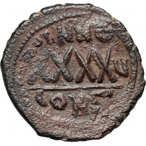 Byzantium, Phocas 602-610, Follis, Constantinople