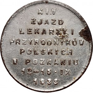 II RP, żeton z 1933 roku, Zjazd Lekarzy i Przyrodników, Żywiec