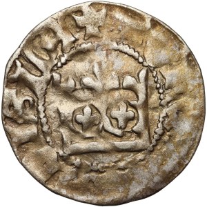 Władysław Jagiełło 1386-1434, półgrosz, Kraków, bez sygnatur