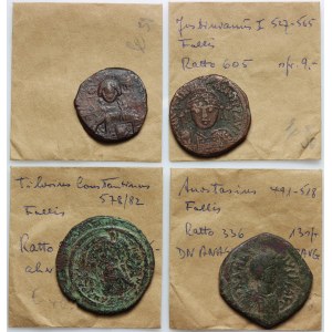 Byzantium, coin set, (4 pieces)