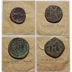 Byzantium, coin set, (4 pieces)