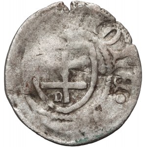 Władysław Jagiełło 1386-1434, trzeciak, Kraków, sygnatura N