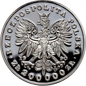 III RP, 200000 złotych 1990, Józef Piłsudski