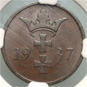 Wolne Miasto Gdańsk, 2 fenigi 1937