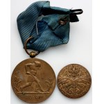 II RP, 1928 medal set, (2 pieces)