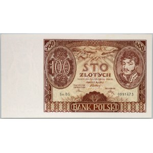 II RP, 100 złotych 9.11.1934, seria BG