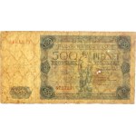 PRL, 500 złotych 15.07.1947, seria Y